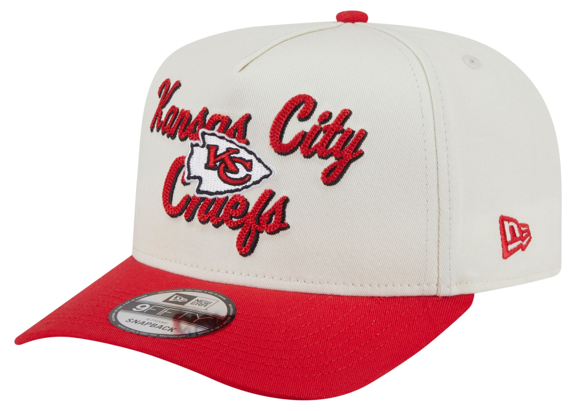 New Era Adult Kansas City Chiefs Chain Stitch Red 9fifty Adjustable Hat product image