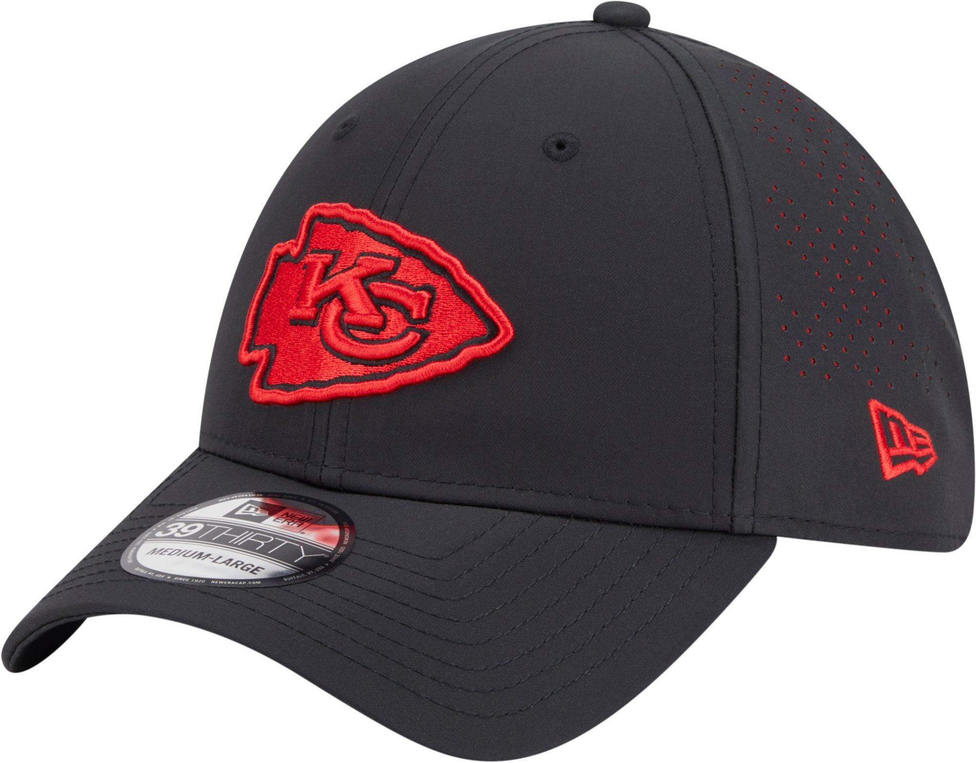 New Era Adult Kansas City Chiefs Black Night 39Thirty Stretch Fit Hat product image