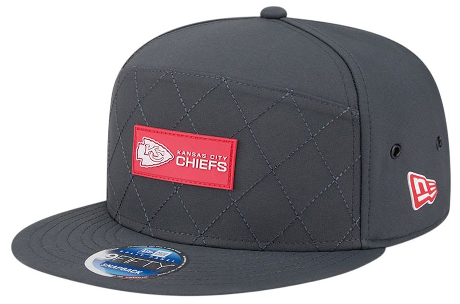 New Era Adult Kansas City Chiefs Charcoal Sideline 9Fifty Adjustable Snapback Hat product image