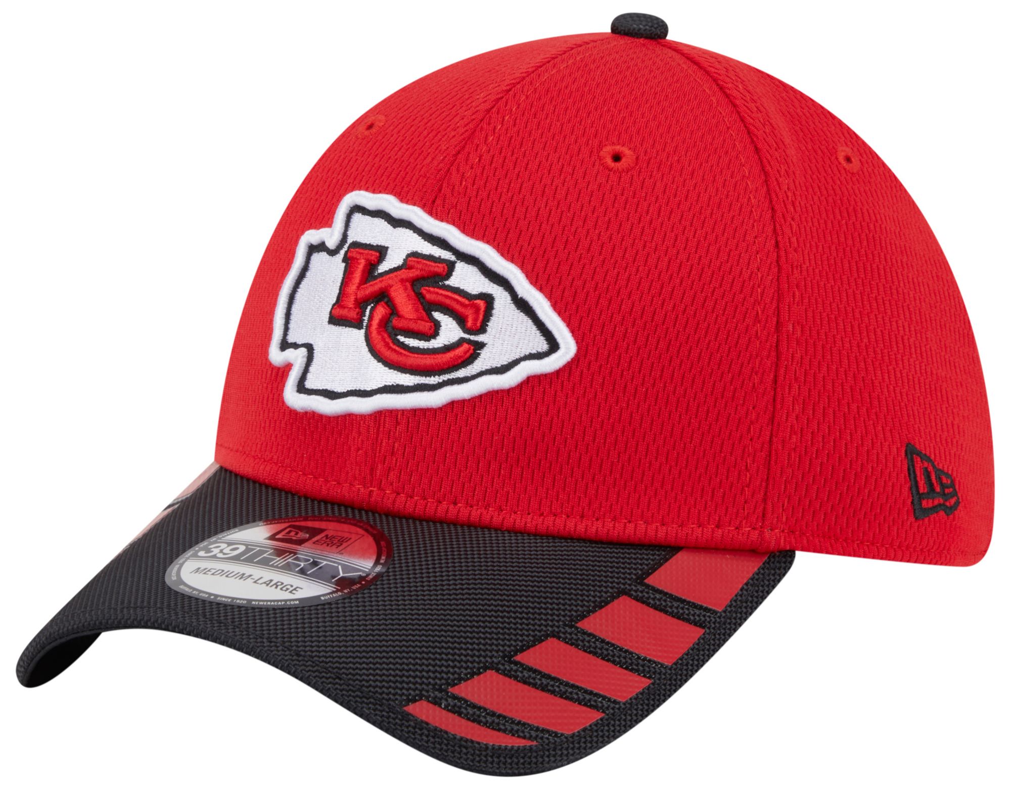 New Era Adult Kansas City Chiefs Red Visor Hit 39Thirty Stretch Fit Hat product image