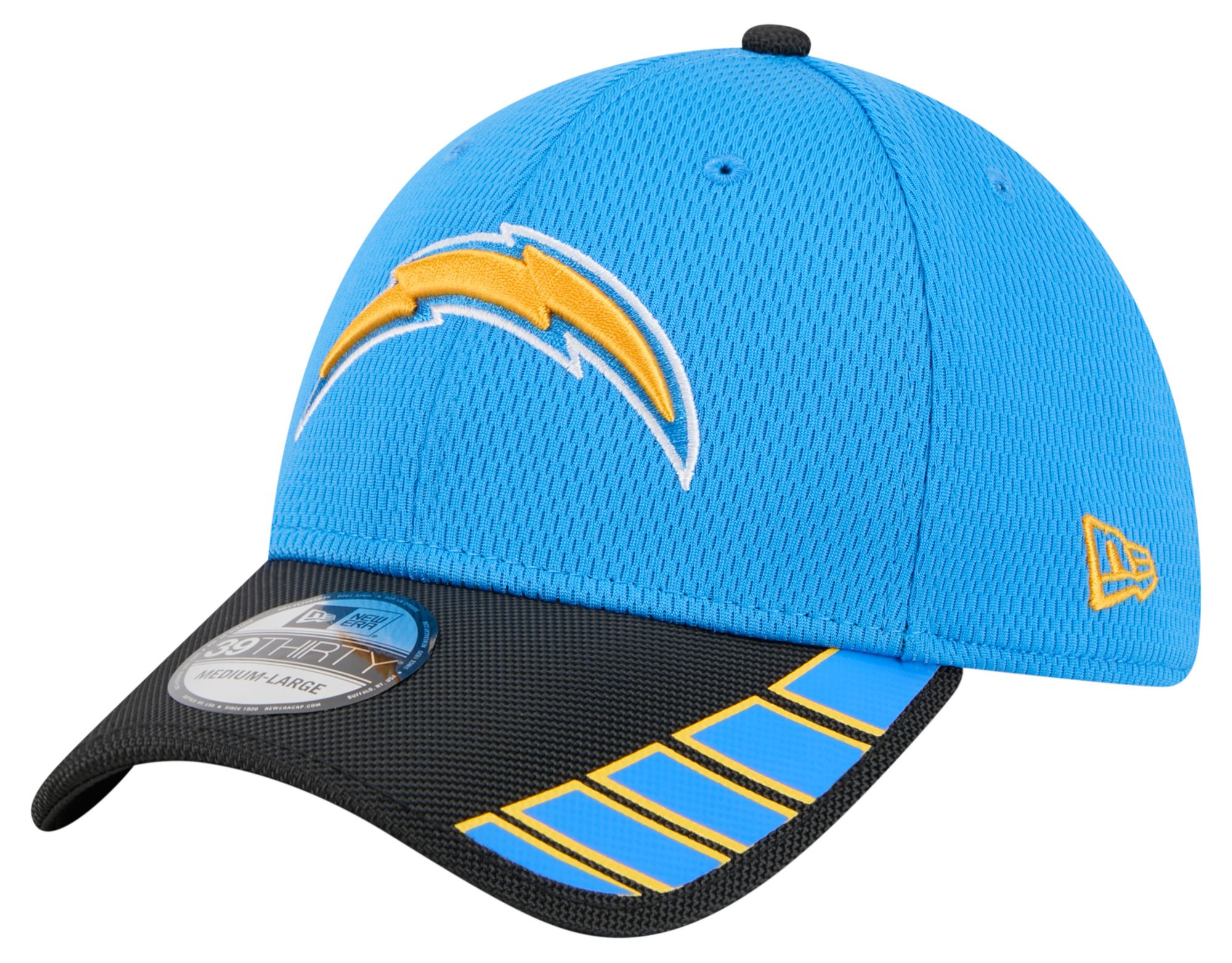 New Era Adult Los Angeles Chargers Blue Visor Hit 39Thirty Stretch Fit Hat product image