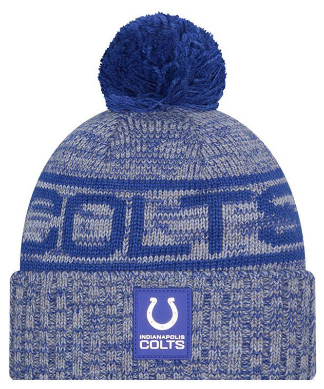 New Era Adult Indianapolis Colts Blue Sideline Sport Knit Beanie product image