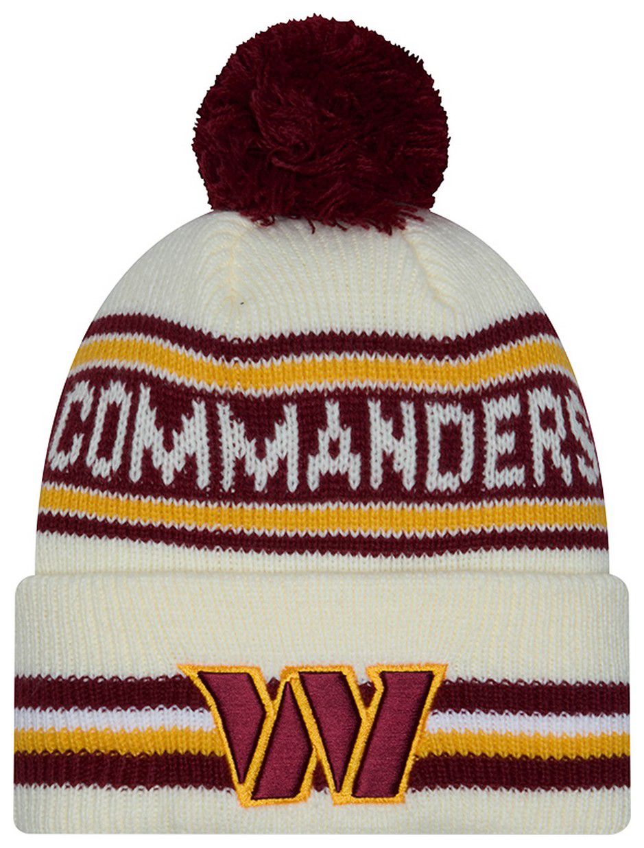New Era Adult Washington Commanders White Classic Knit Beanie product image