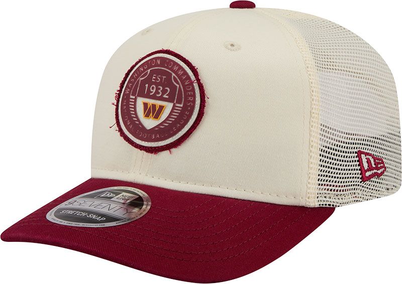 New Era Adult Washington Commanders Maroon Circle Patch 9Seventy Adjustable Hat product image