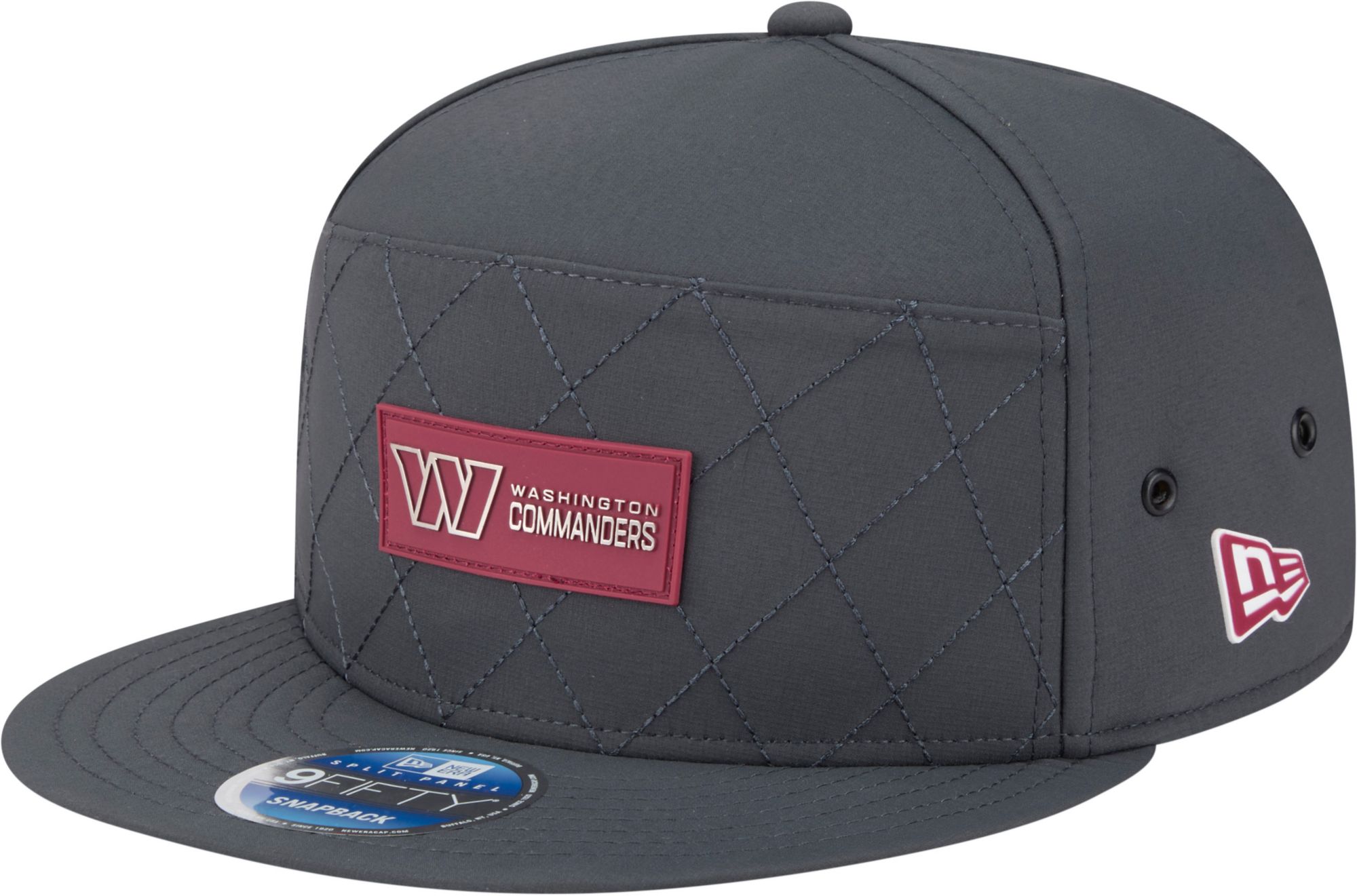 New Era Adult Washington Commanders Charcoal Sideline 9Fifty Adjustable Snapback Hat product image