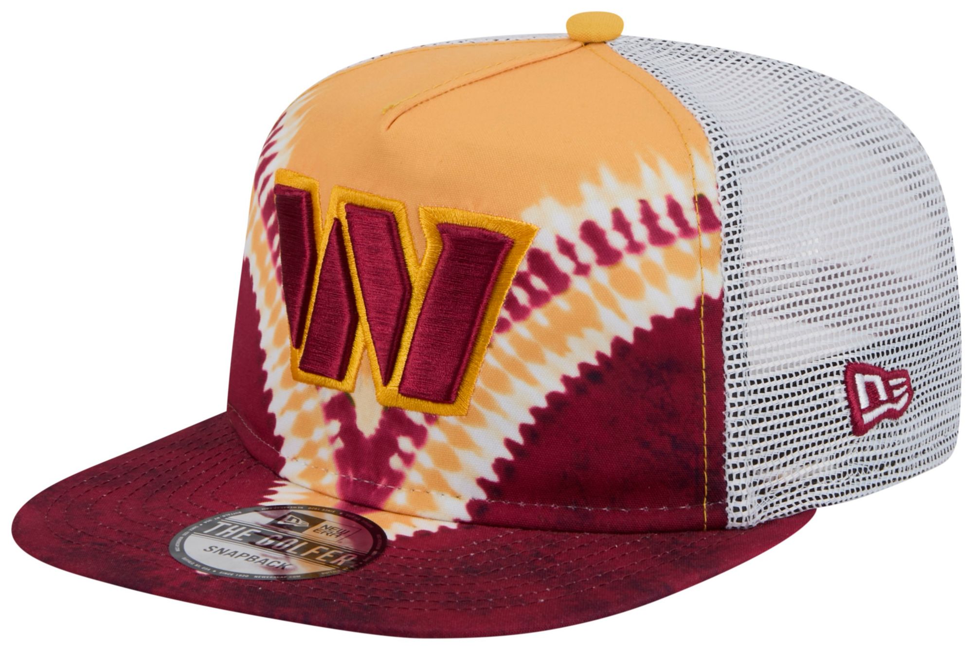New Era Adult Washington Commanders Tie Dye Golfer Snapback Hat product image