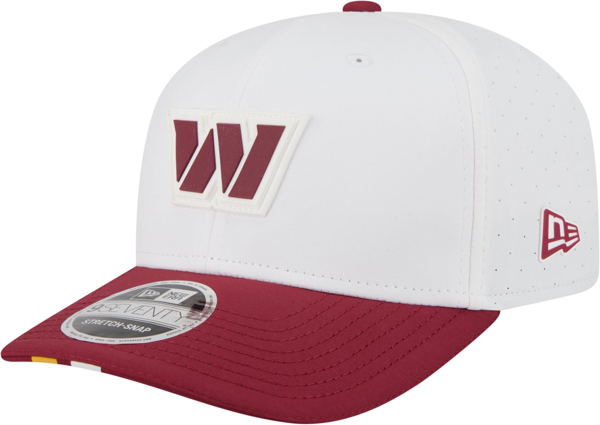 New Era Adult Washington Commanders Training Camp 2025 White 9Seventy Adjustable Hat product image