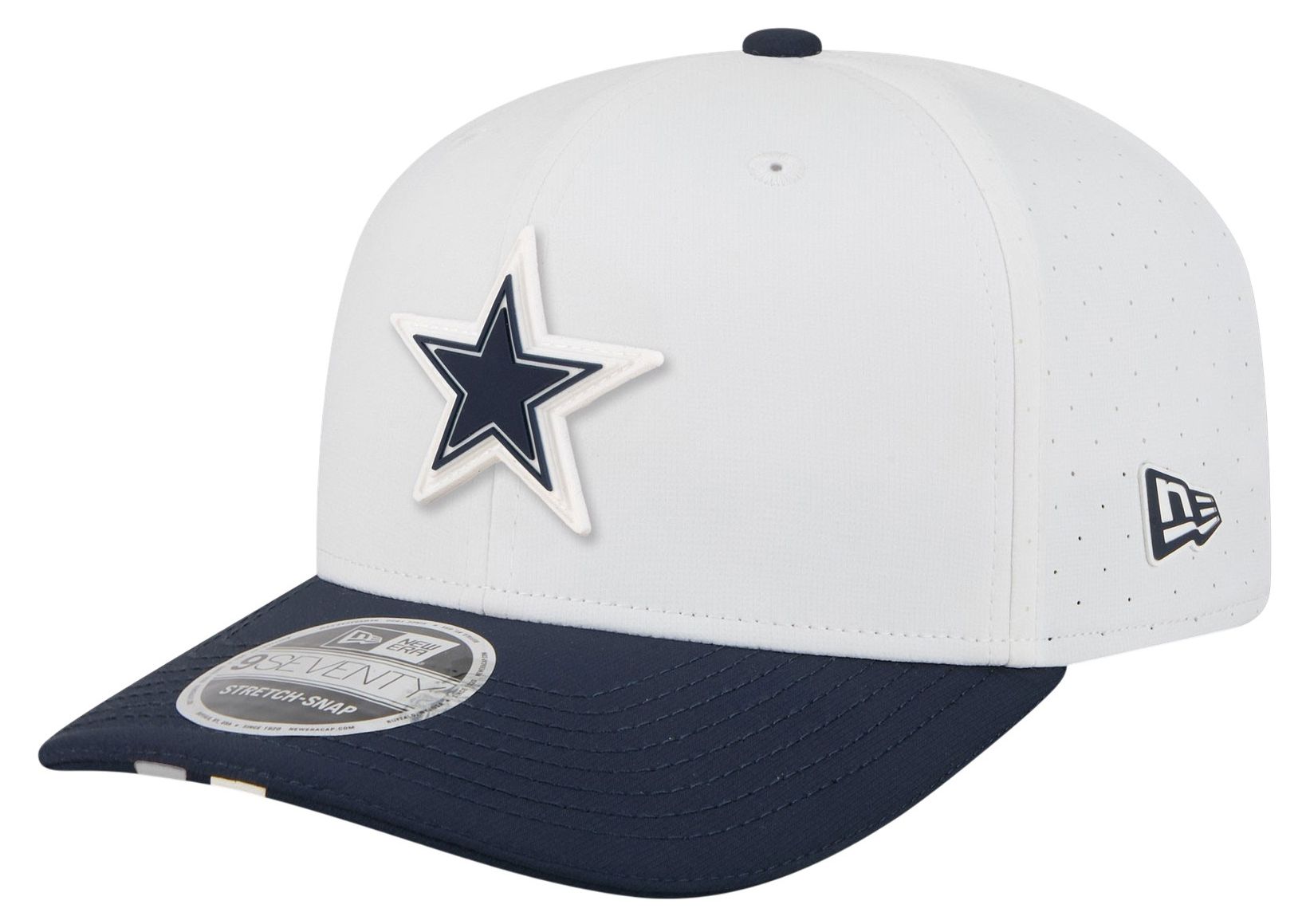 New Era Adult Dallas Cowboys Training Camp 2025 White 9Seventy Adjustable Hat product image