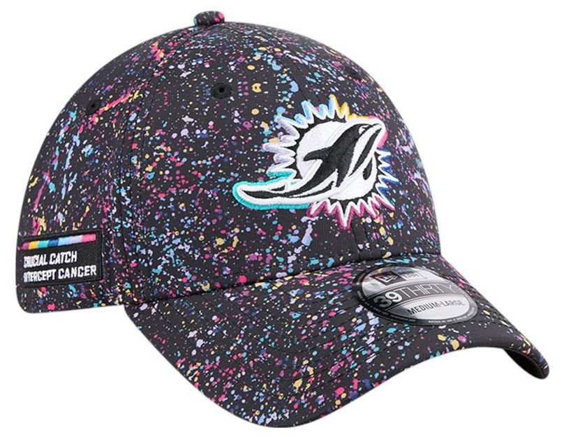 New Era Adult Miami Dolphins Crucial Catch 39Thirty Stretch Fit Hat product image