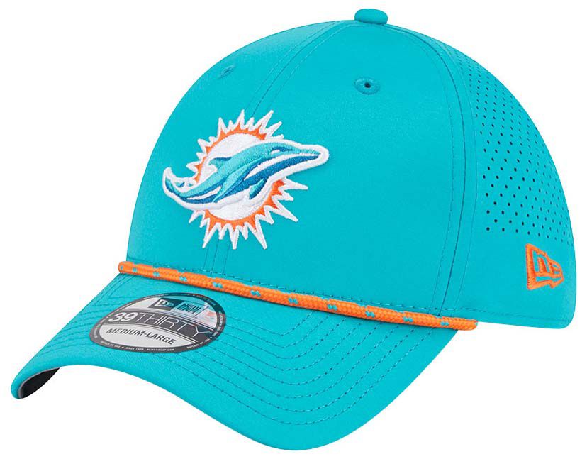 New Era Adult Miami Dolphins Aqua Perfect 39Thirty Stretch Fit Hat product image