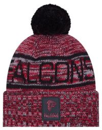 New Era Adult Atlanta Falcons Black Sideline Sport Knit Beanie