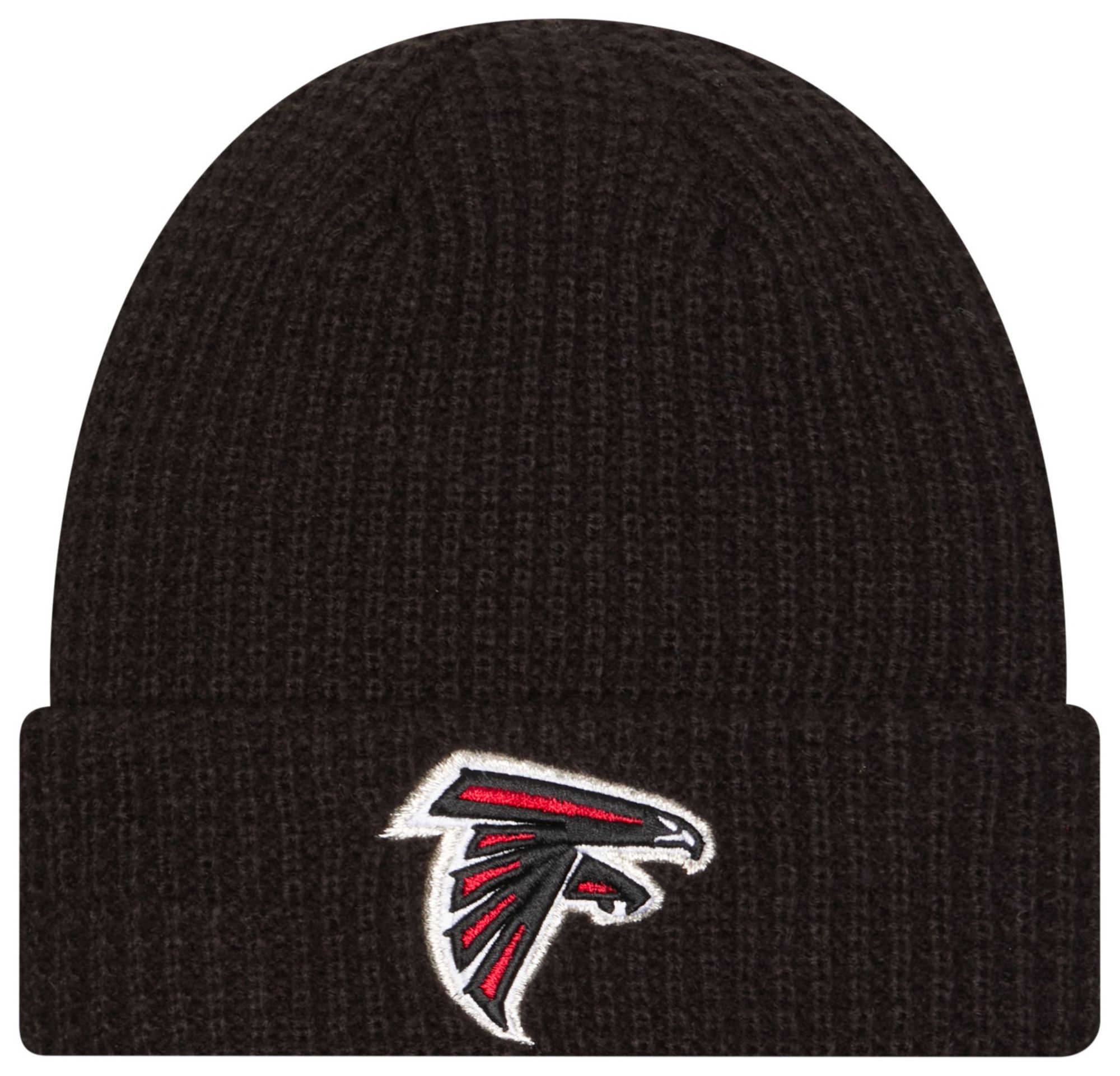 New Era Adult Atlanta Falcons Black Waffle Knit Beanie product image