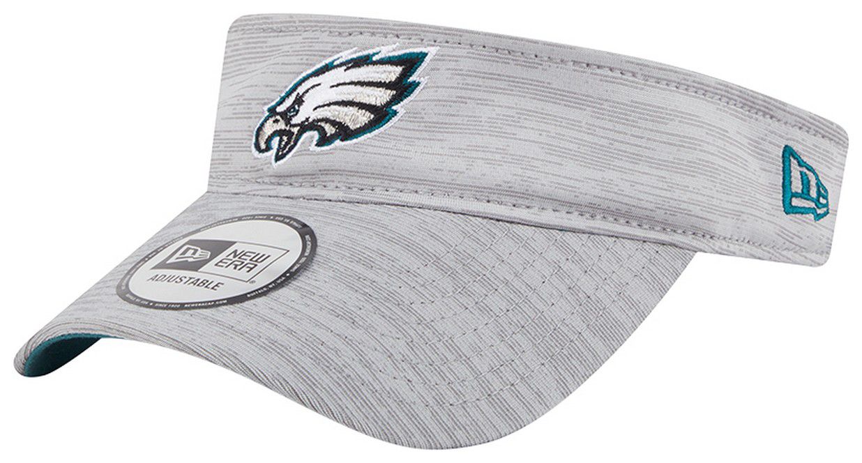 New Era Adult Philadelphia Eagles Heathered Grey Adjustable Visor product image