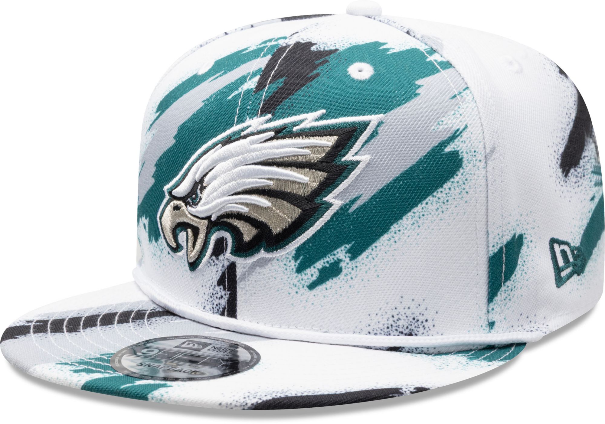 New Era Adult Philadelphia Eagles Paint Green  9fifty Adjustable Hat product image