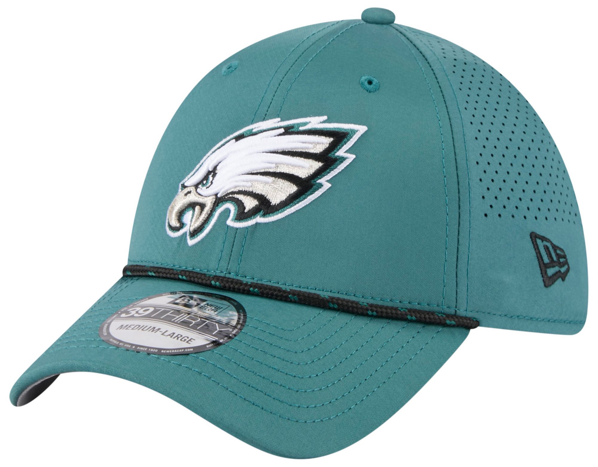 New Era Adult Philadelphia Eagles Green Perf 39Thirty Stretch Fit Hat product image