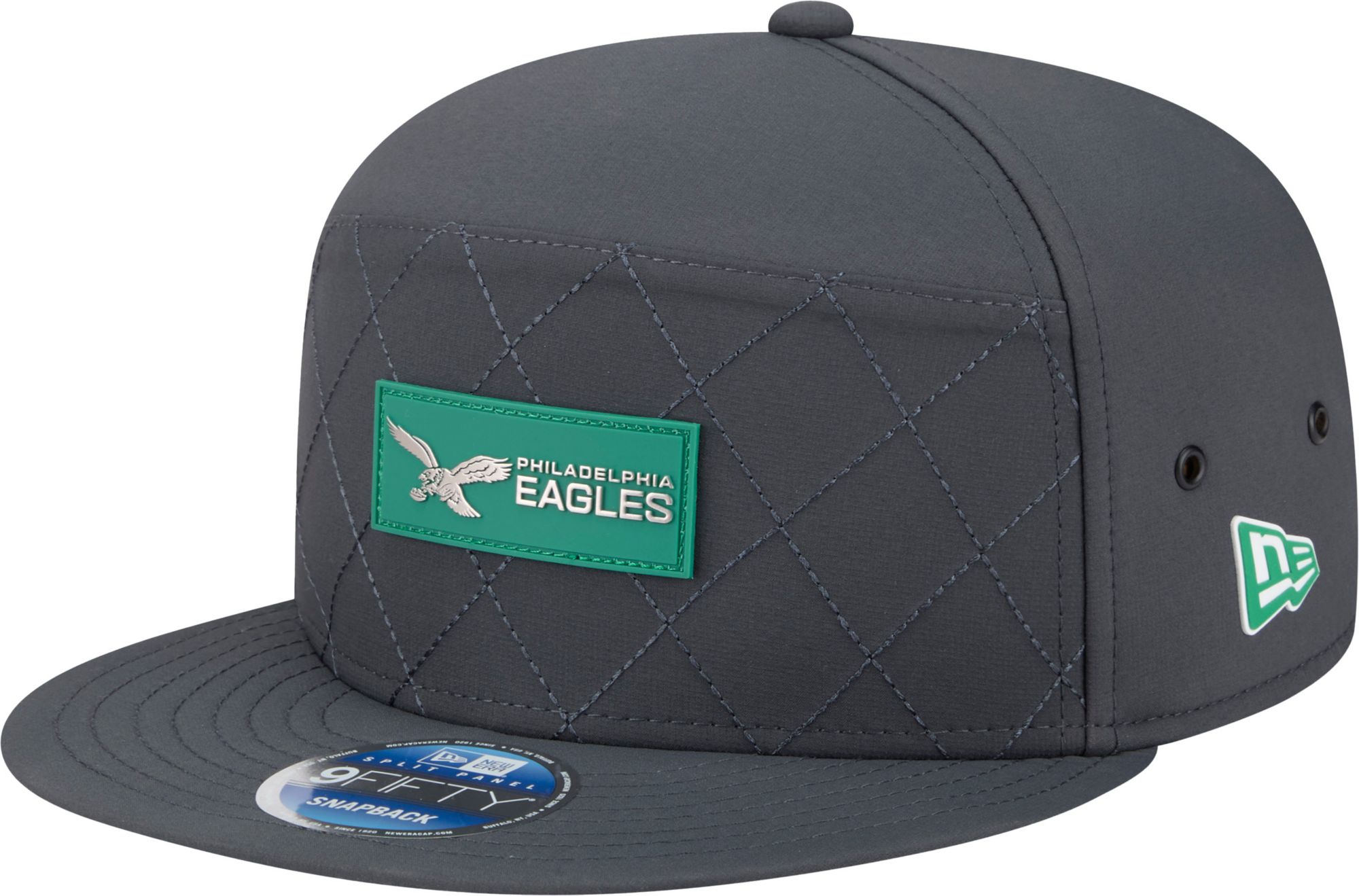 New Era Adult Philadelphia Eagles Charcoal Sideline 9Fifty Adjustable Snapback Hat product image