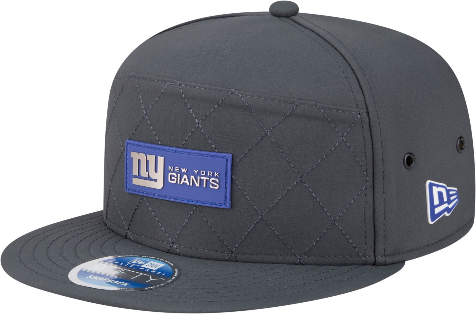 New Era Adult New York Giants Charcoal Sideline 9Fifty Adjustable Snapback Hat product image