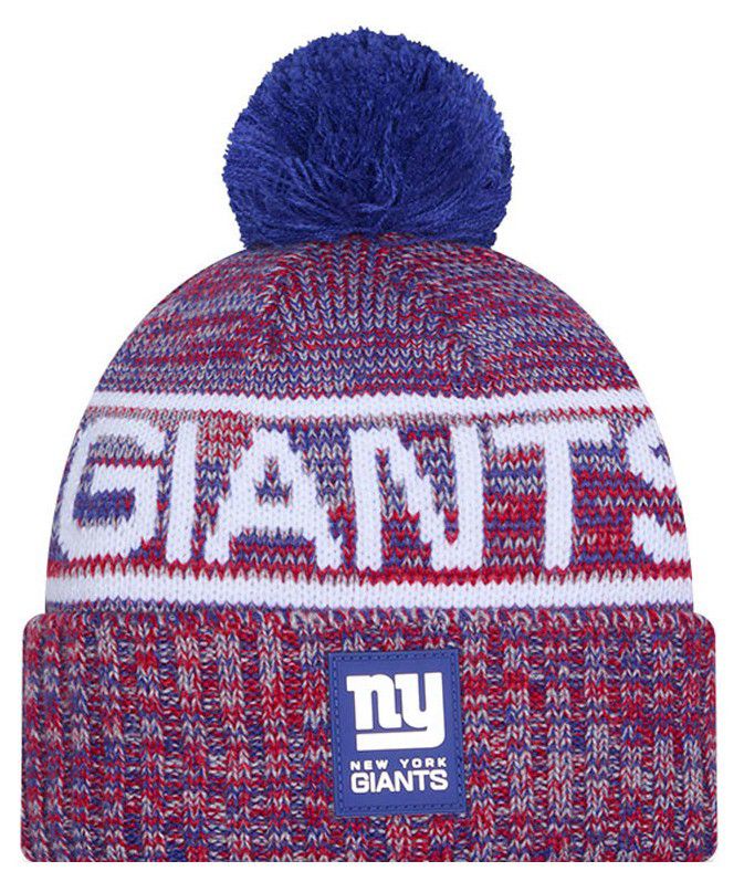 New Era Adult New York Giants Blue Sideline Sport Knit Beanie product image