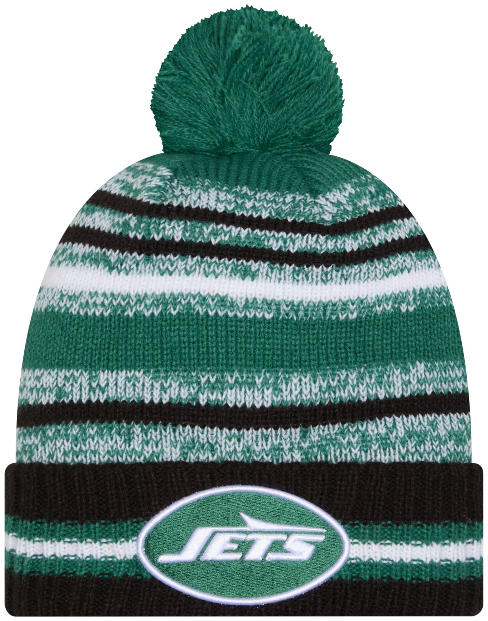 New Era Adult New York Jets Medium Green Cheer Knit Hat product image