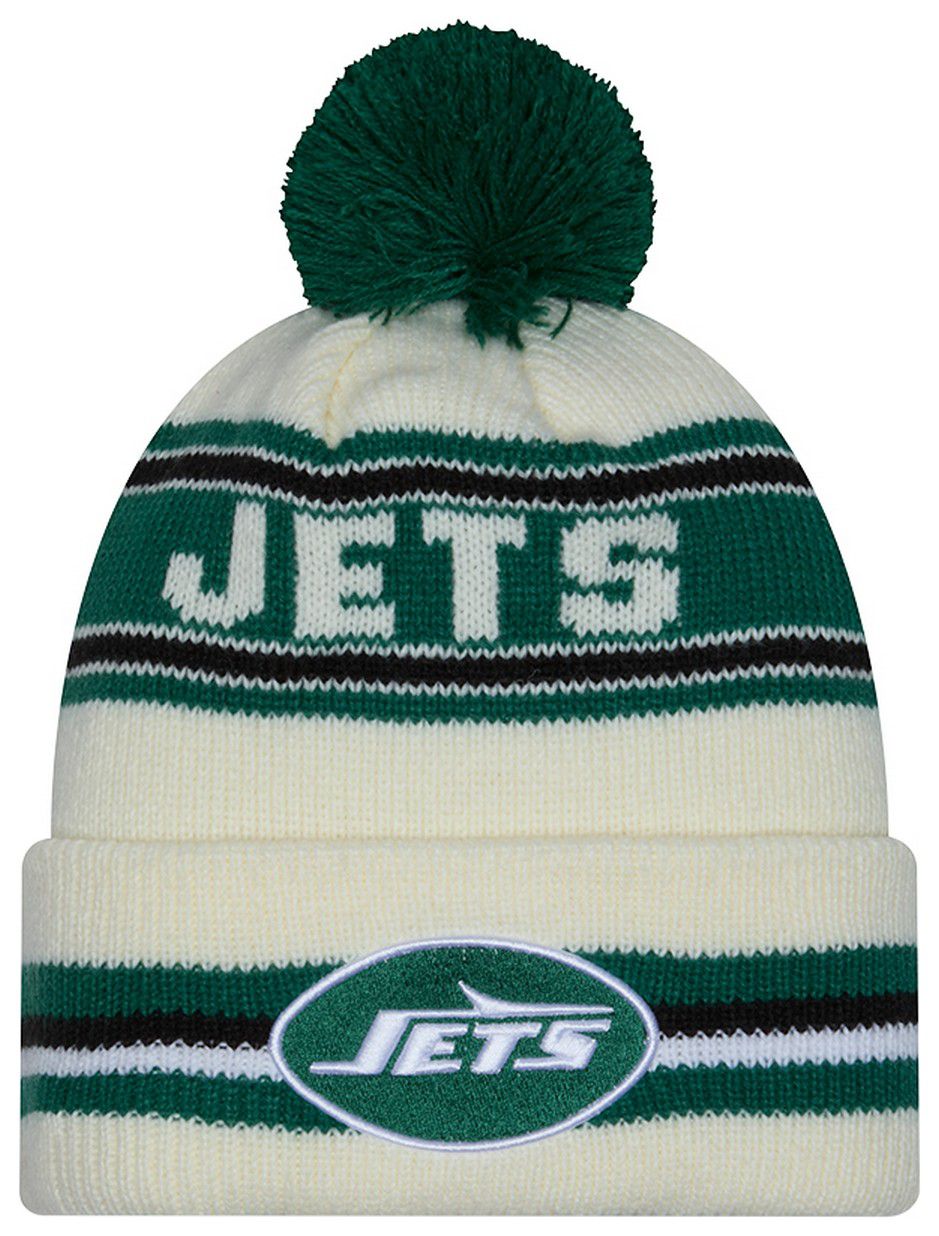 New Era Adult New York Jets White Classic Knit Beanie product image