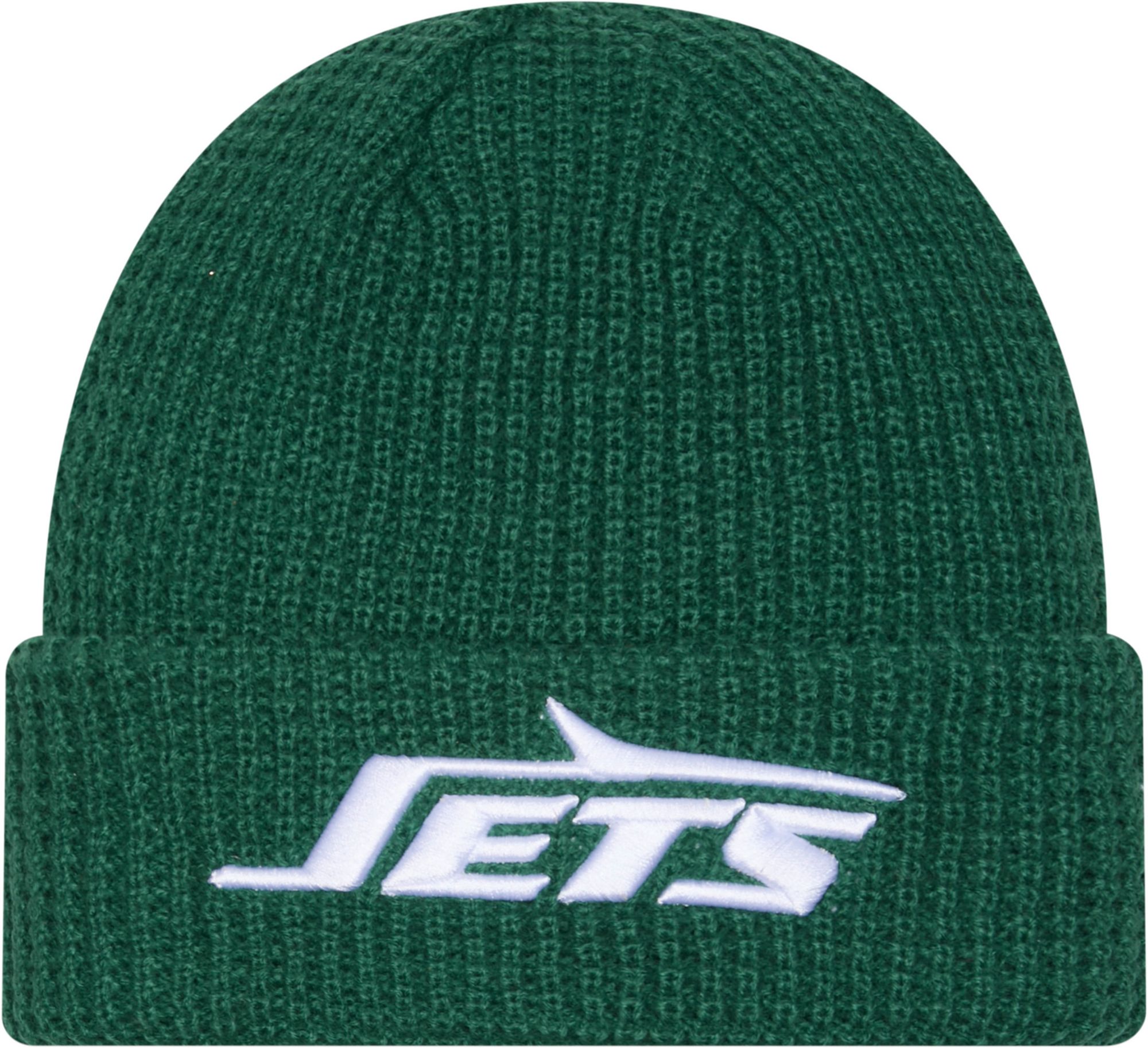 New Era Adult New York Jets Green Waffle Knit Beanie product image