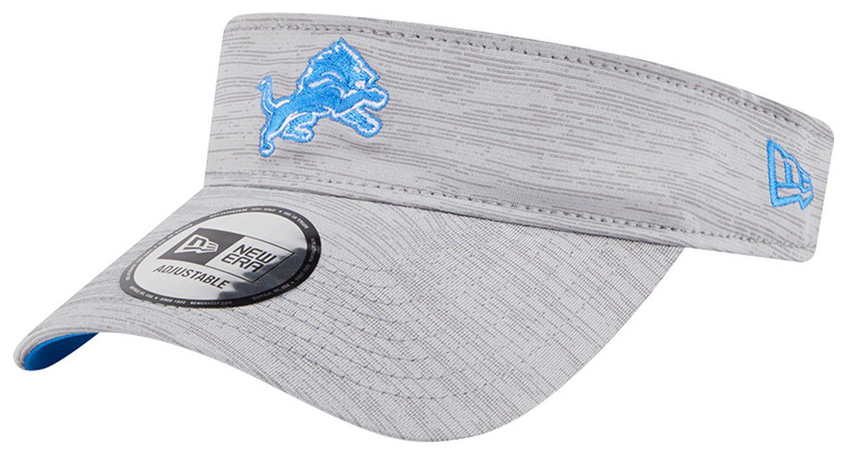 New Era Adult Detroit Lions Heathered Grey Adjustable Visor product image