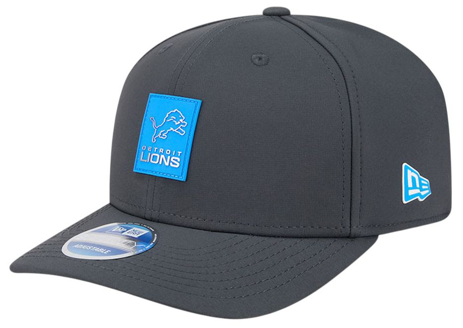 New Era Adult Detroit Lions Charcoal Sideline 9Seventy Adjustable Stretch-Snap Hat product image