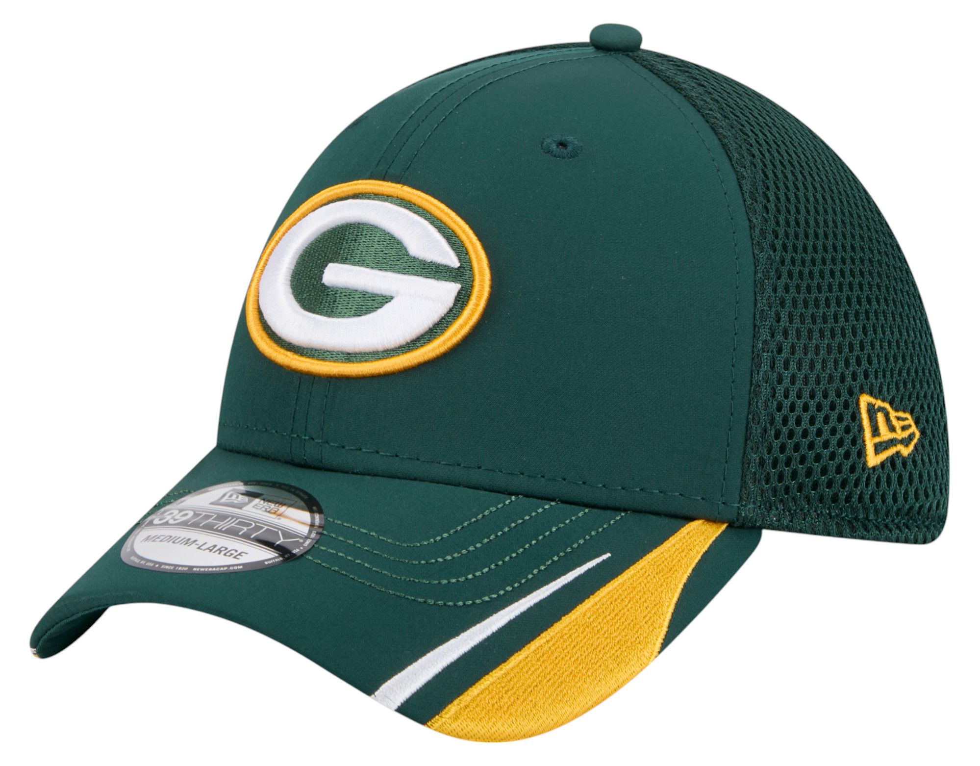 New Era Adult Green Bay Packers Green Linear 39Thirty Adjustable Hat product image