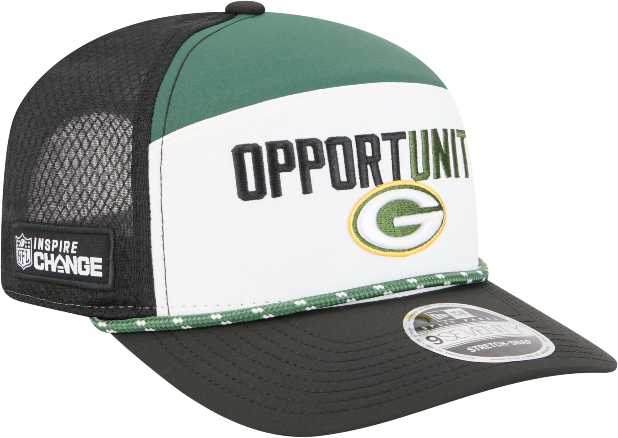 New Era Adult Green Bay Packers Inspire Change 2025 9Seventy Adjustable Hat product image