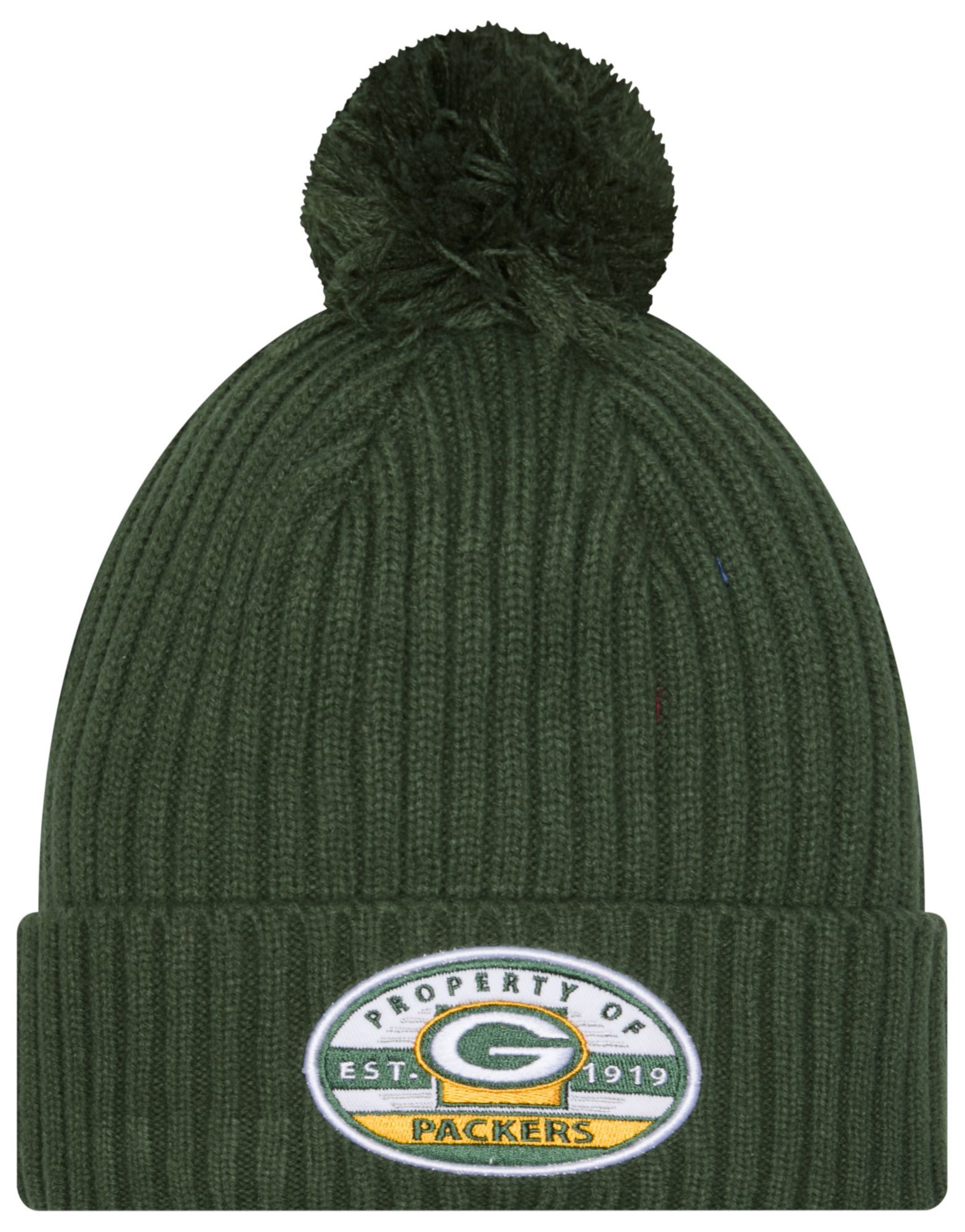 New Era Adult Green Bay Packers Green Property Cuffed Knit Beanie product image