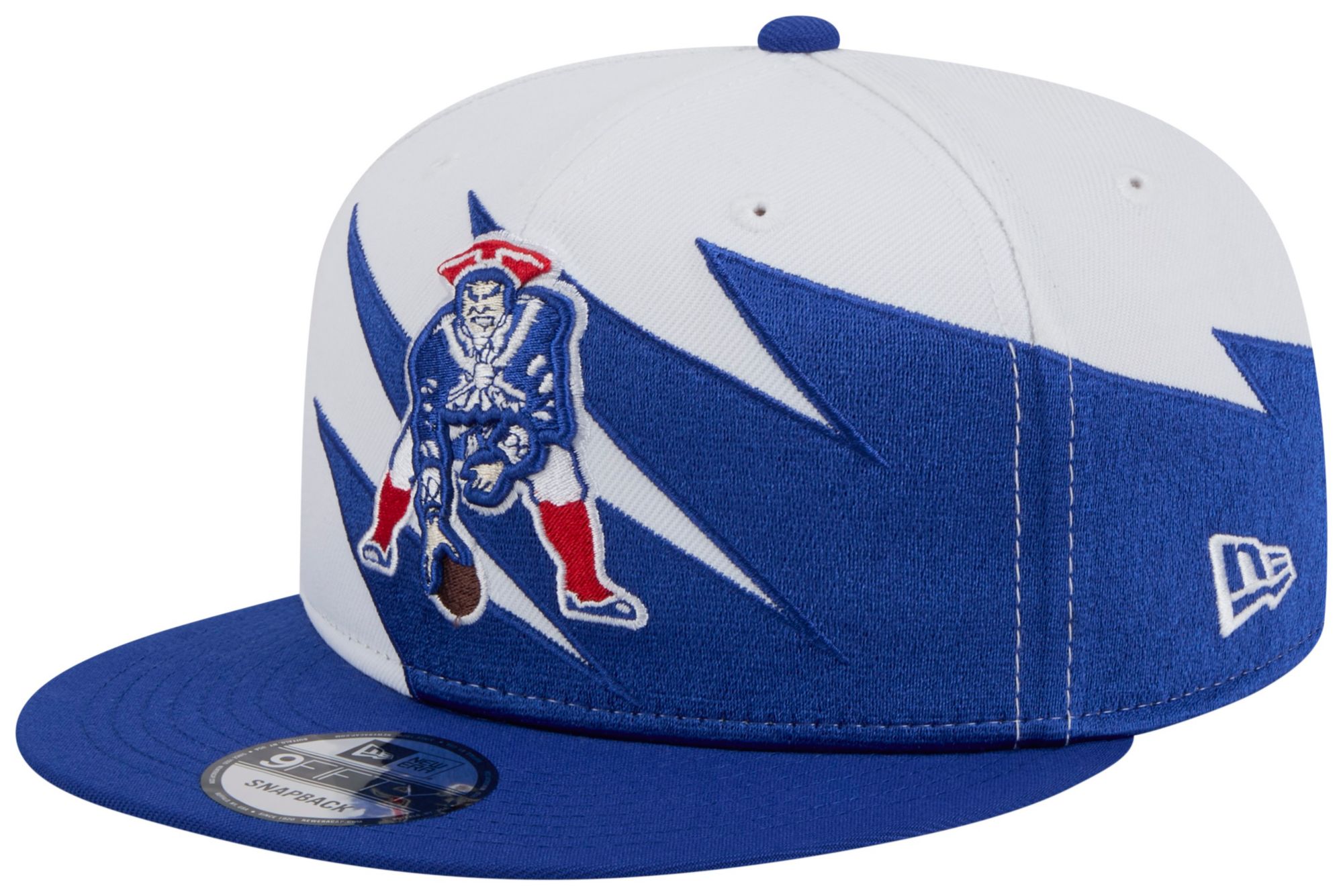 New Era Adult New England Patriots Navy Zig Zag 9Fifty Adjustable Hat product image