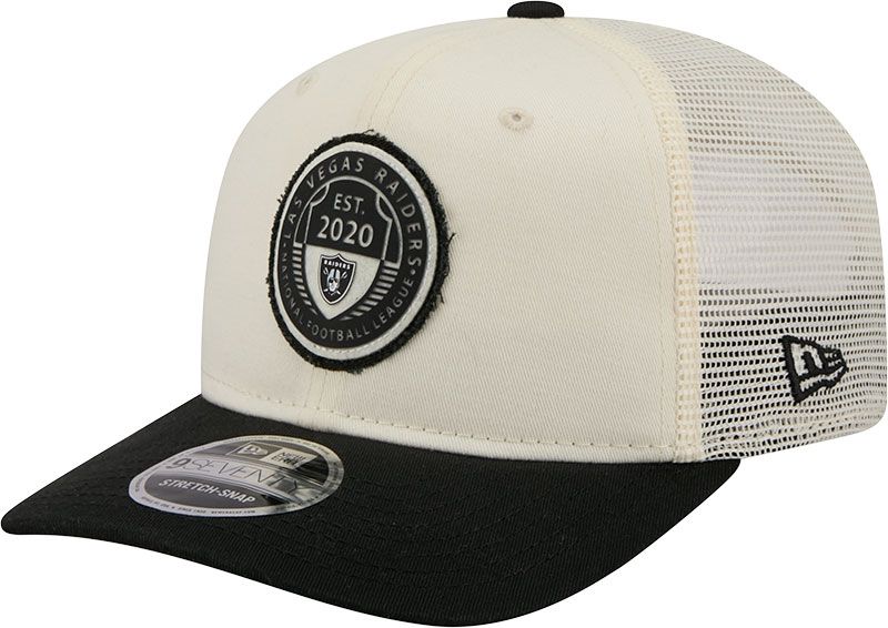 New Era Adult Las Vegas Raiders Black Circle Patch 9Seventy Adjustable Hat product image