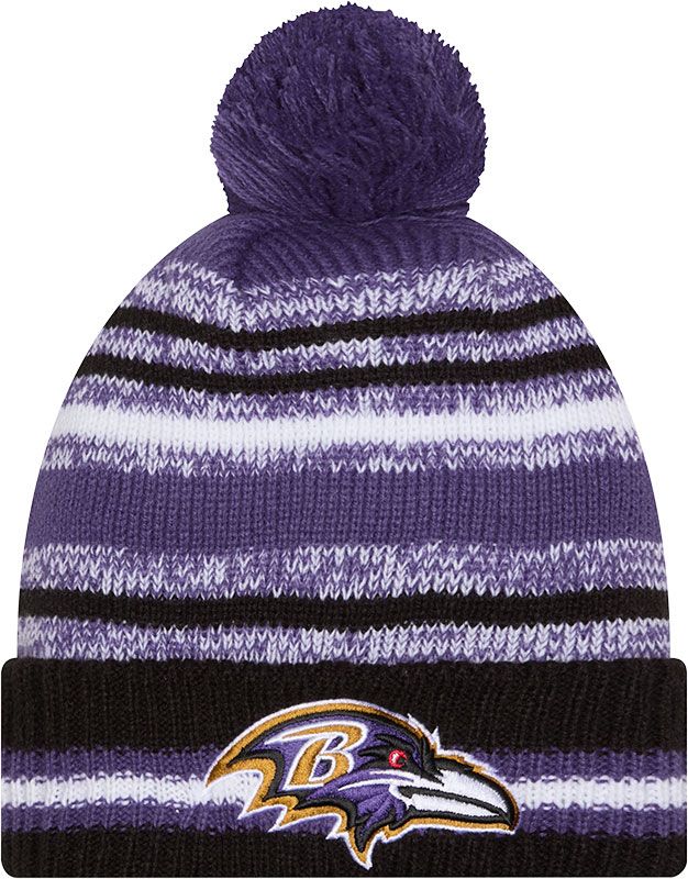 New Era Adult Baltimore Ravens Dark Purple Cheer Knit Hat product image