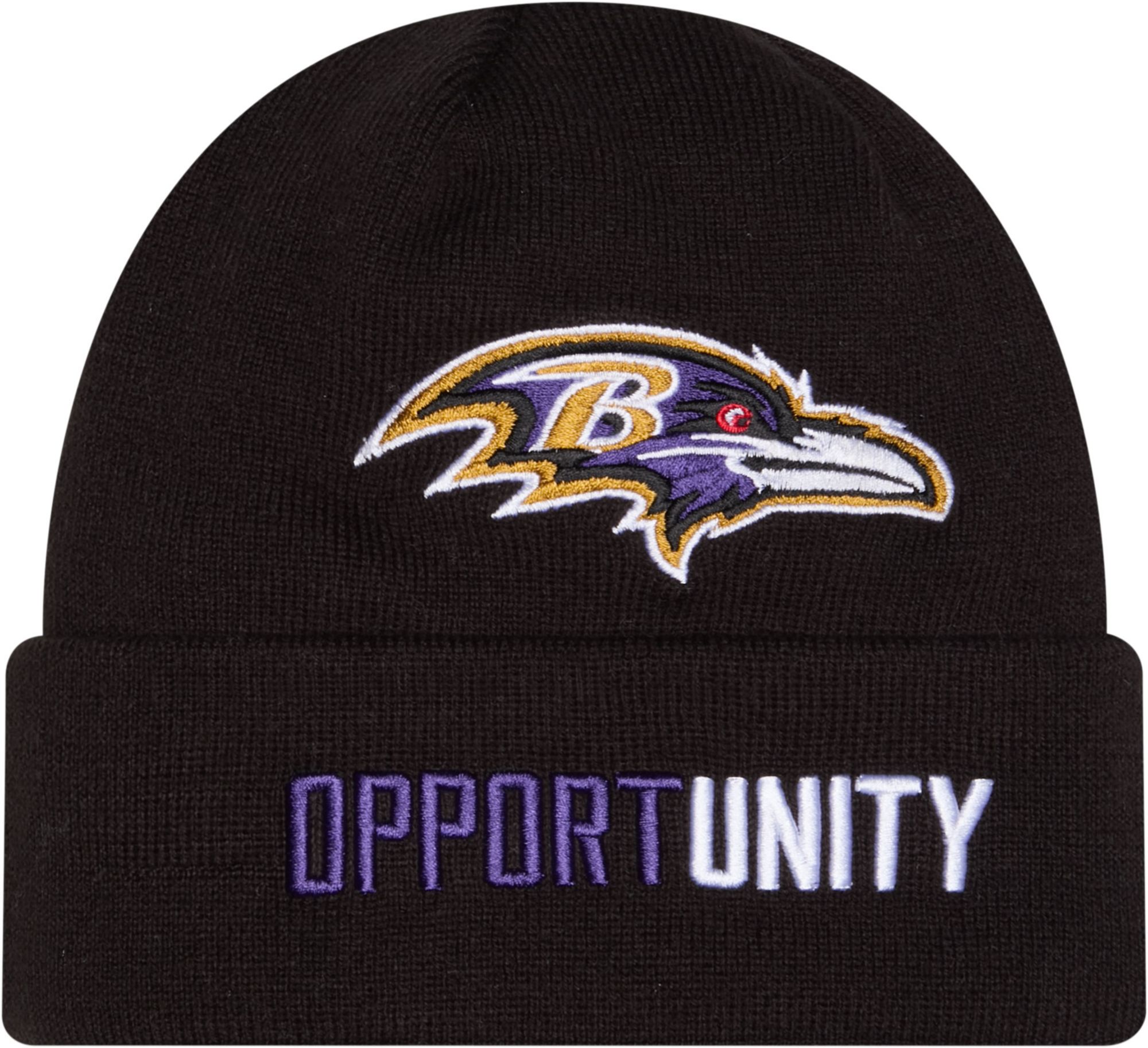 New Era Adult Baltimore Ravens Inspire Change 2025 Knit Beanie product image
