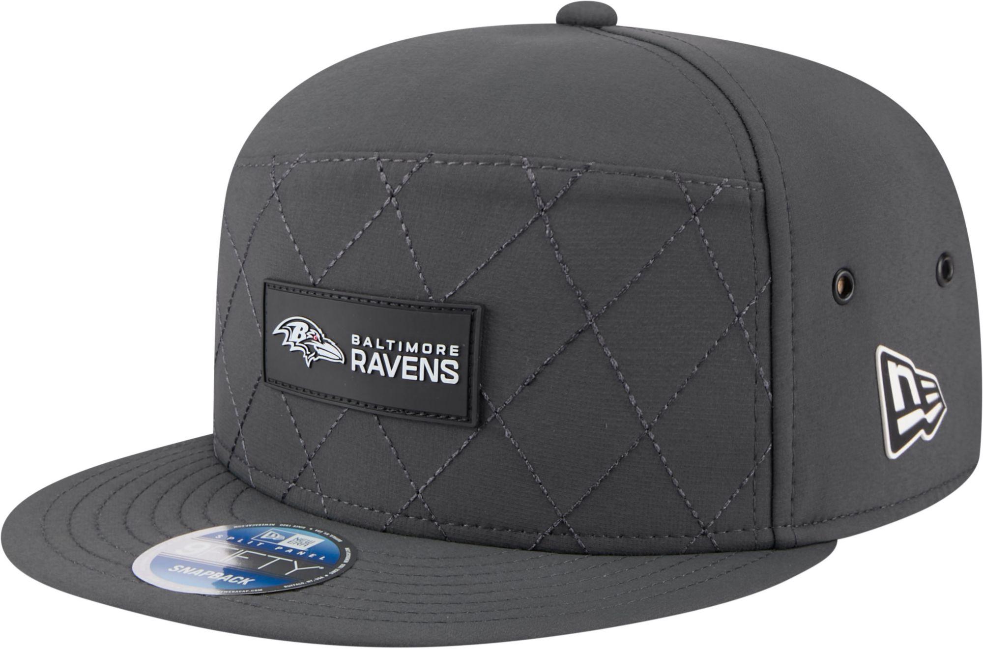New Era Adult Baltimore Ravens Charcoal Sideline 9Fifty Adjustable Snapback Hat product image