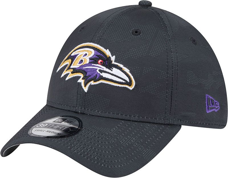 New Era Adult Baltimore Ravens Black Tonal Camo 39Thirty Stretch Fit Hat product image