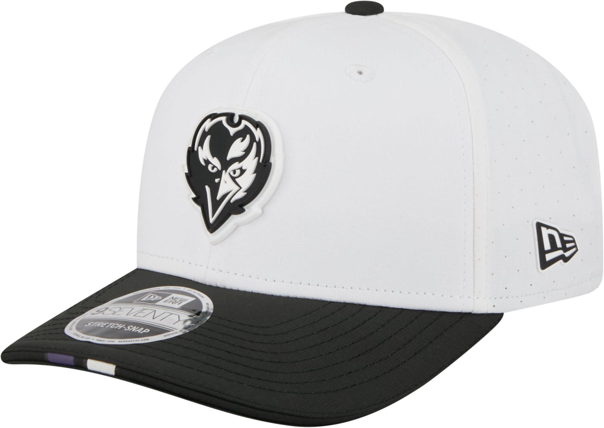 New Era Adult Baltimore Ravens Training Camp 2025 White 9Seventy Adjustable Hat product image