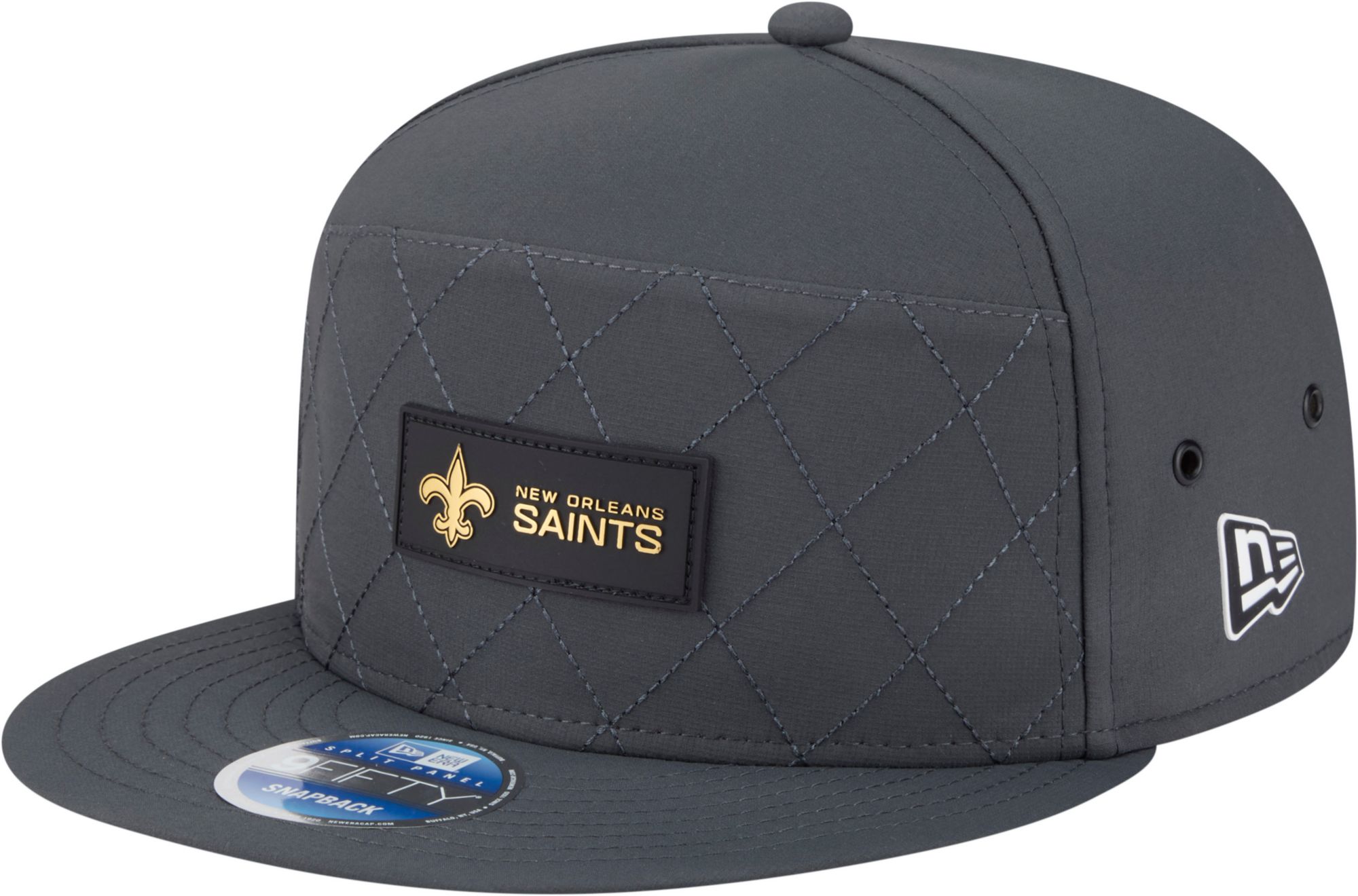 New Era Adult New Orleans Saints Charcoal Sideline 9Fifty Adjustable Snapback Hat product image
