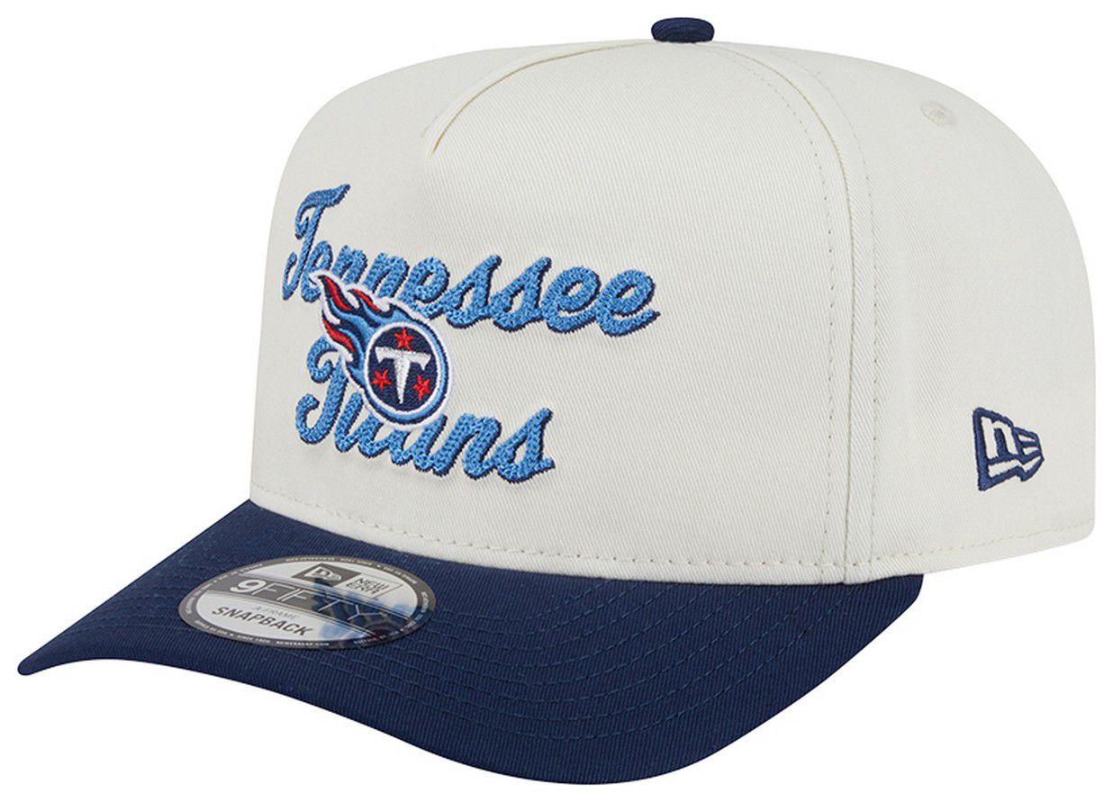 New Era Adult Tennessee Titans Chain Stitch Navy 9fifty Adjustable Hat product image