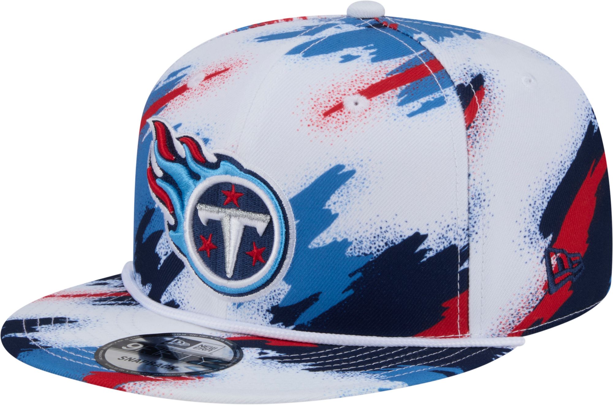 New Era Adult Tennessee Titans Paint Blue  9fifty Adjustable Hat product image