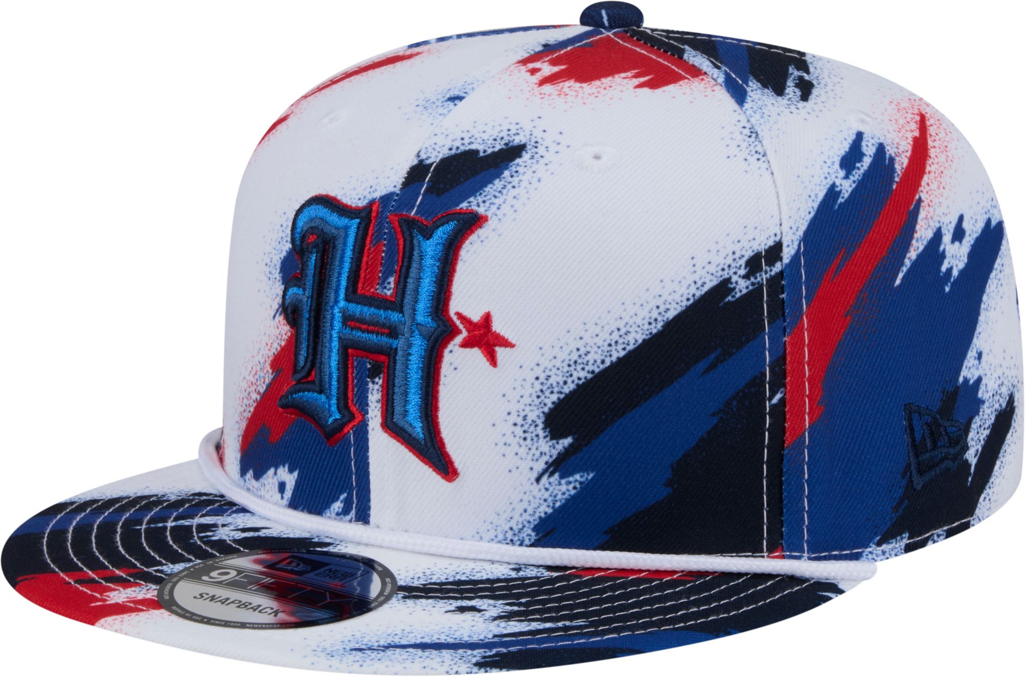 New Era Adult Houston Texans Paint H Navy  9fifty Adjustable Hat product image