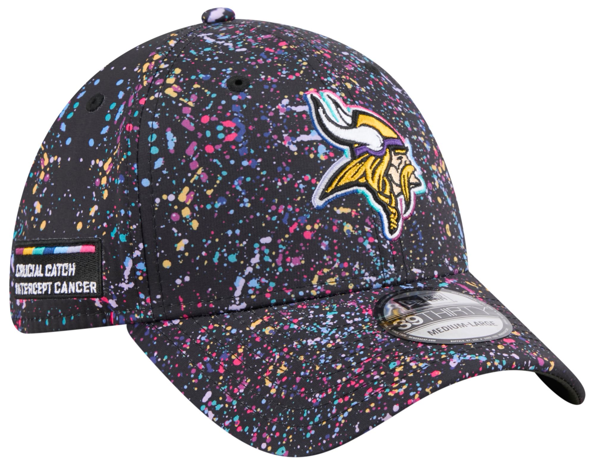 New Era Adult Minnesota Vikings Crucial Catch 39Thirty Stretch Fit Hat product image