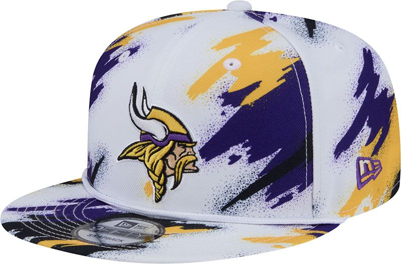 New Era Adult Minnesota Vikings  Paint Purple 9fifty Adjustable Hat product image