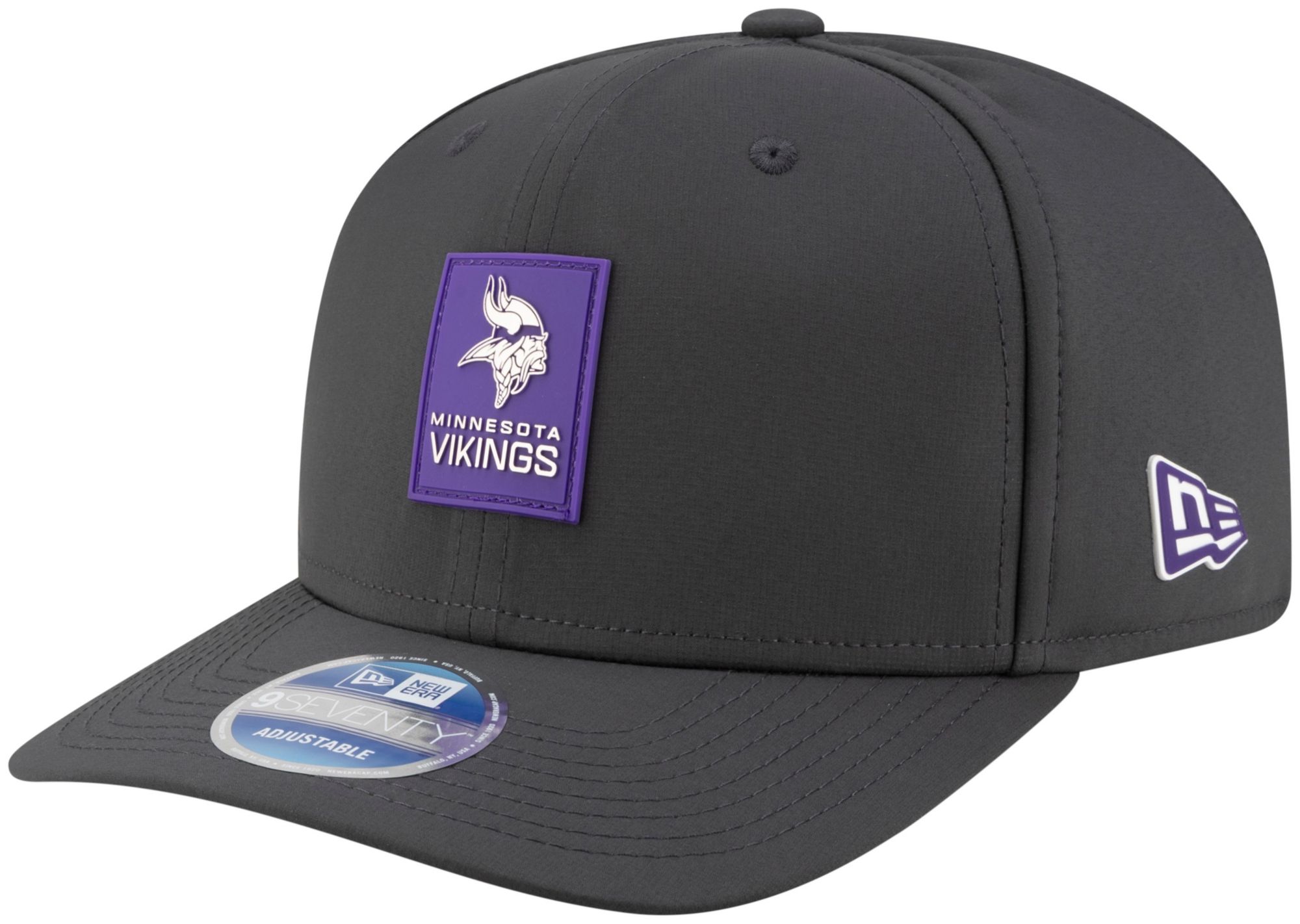 New Era Adult Minnesota Vikings Charcoal Sideline 9Seventy Adjustable Hat product image