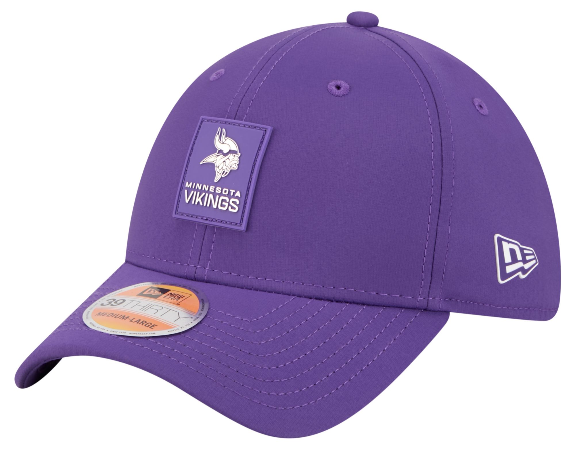 New Era Adult Minnesota Vikings Sideline 2025 Purple 39Thirty Stretch Fit Hat product image