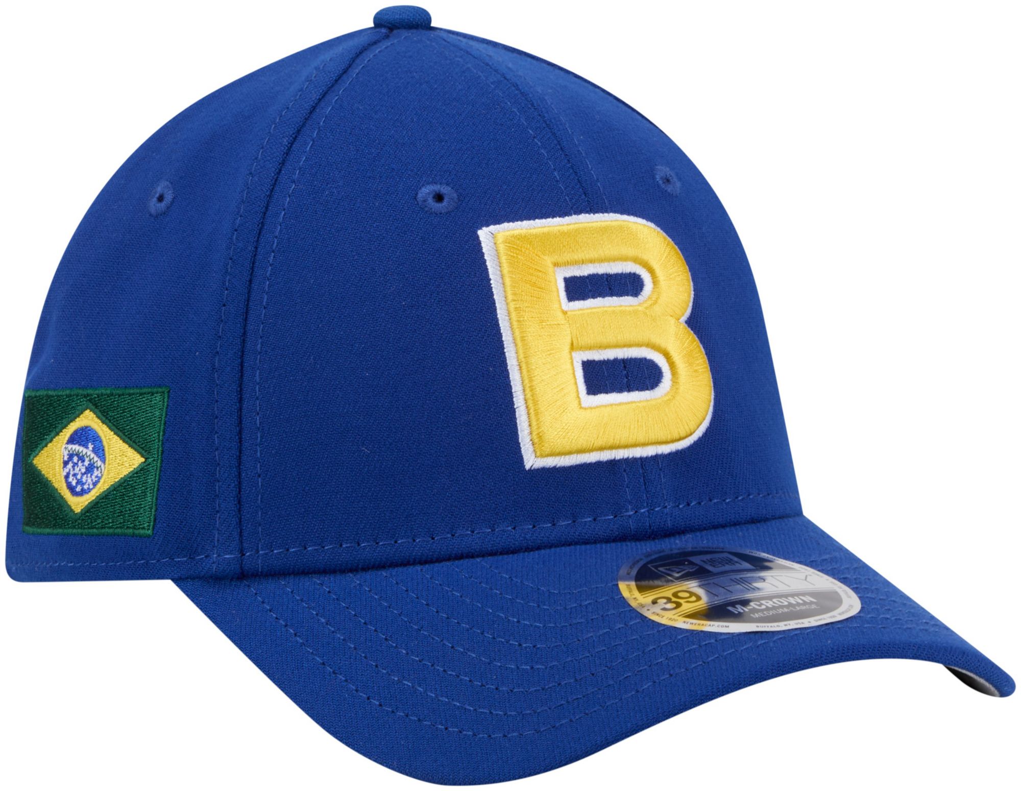 New Era Adult World Baseball Classic 2026 Brazil Logo 39Thirty Fitted Hat product image