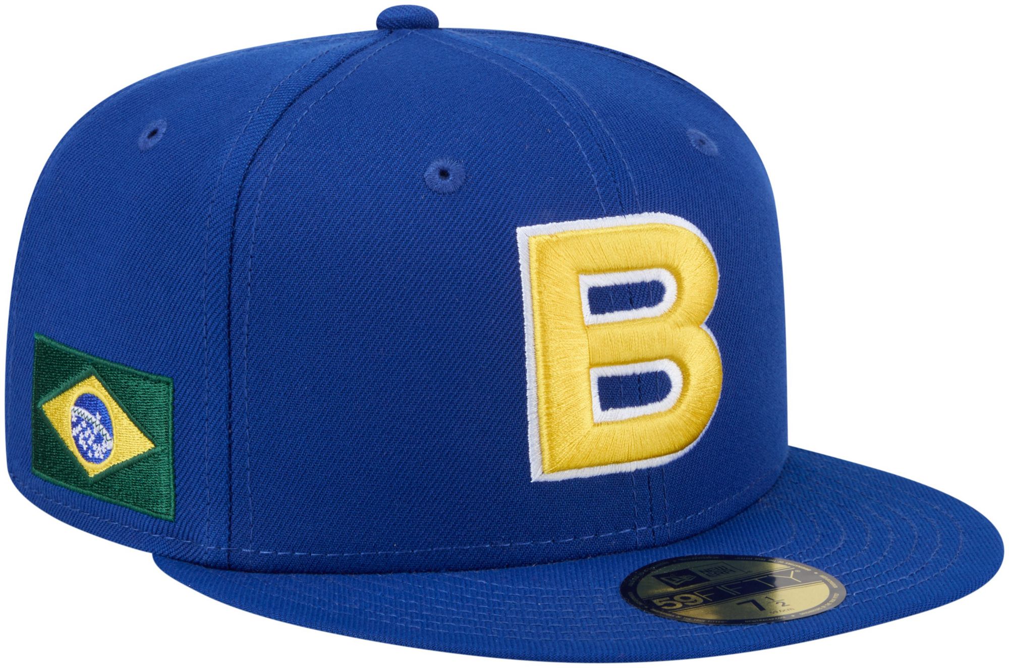 New Era Adult World Baseball Classic 2026 Brazil Logo 59Fifty Fitted Hat product image