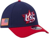 New Era Adult World Baseball Classic 2026 USA Logo 39Thirty Fitted