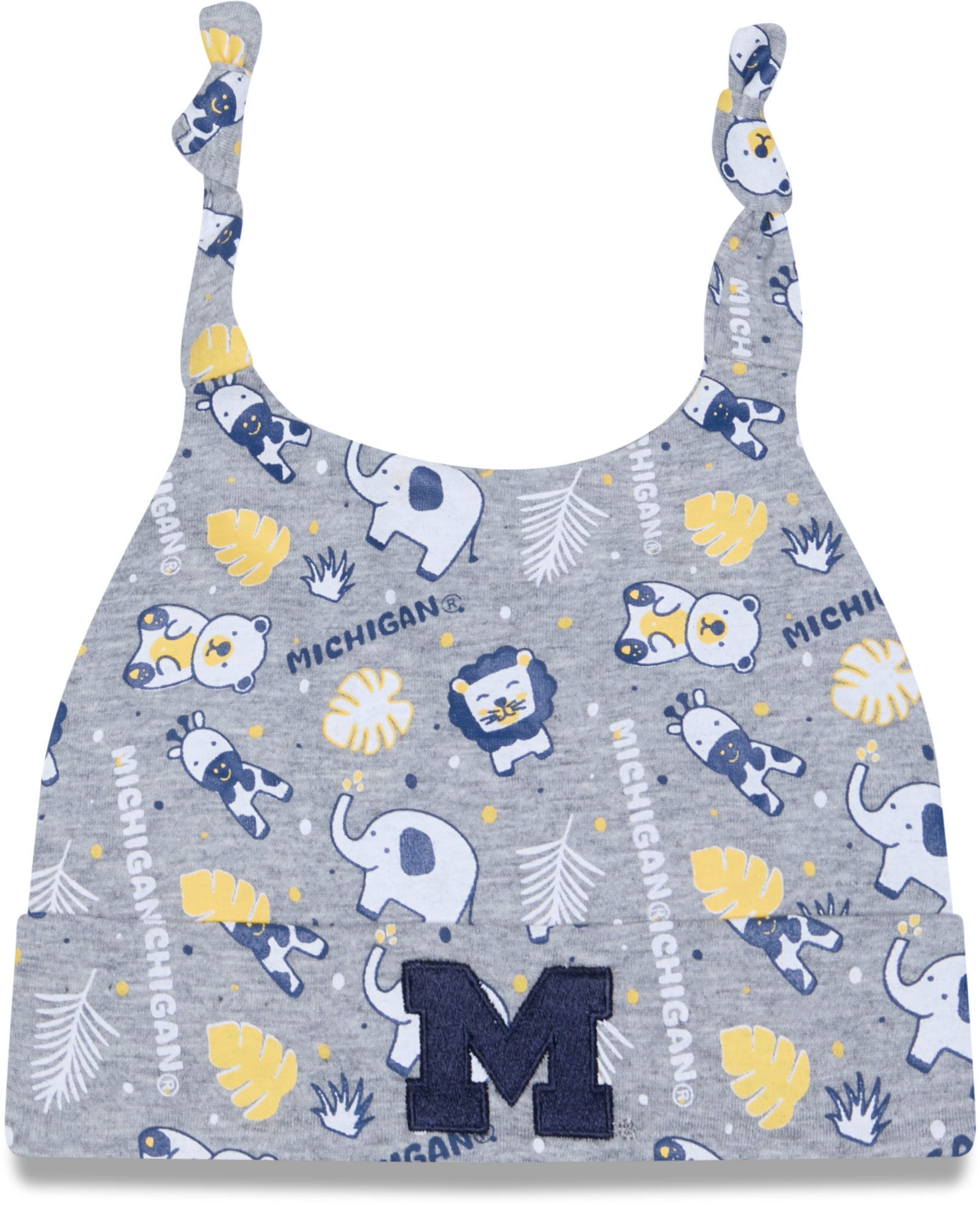New Era Infant Michigan Wolverines Baby Zoo Animal Beanie product image