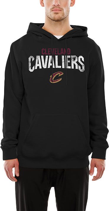 New Era Men's Cleveland Cavaliers Black Logo Pullover Hoodie product image